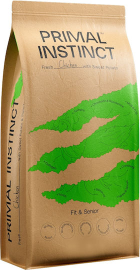 Primal Instinct 12kg Ξηρά Τροφή για Ηλικιωμένους Σκύλους με Κοτόπουλο