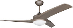 Orbegozo Ceiling Fan 105cm with Light and Remote Control Brown