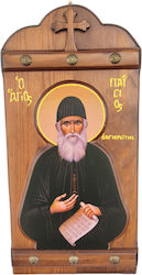 Agion Oros CHaitidis Imaginea Sfântul Paisie Lemn 43x21cm