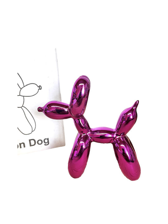 Decorative Dog Polyresin Μπαλόνι 13x13x13cm 1pcs