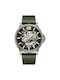 Kenneth Cole Watch Battery with Black Leather Strap