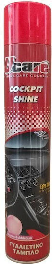 Γυαλιστικο Ταμπλο Ucare Cockpit Shine Bubble Gum 750ml