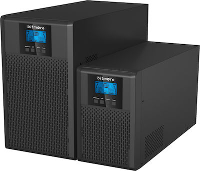 Bitmore U3000 G2 UPS On-Line 3000VA 2700W with 4 Schuko Power Plugs