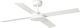 Faro Barcelona Saint L Ceiling Fan 132cm with Light Fixture White