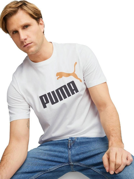 Puma Ανδρικό T-shirt Κοντομάνικο Πράσινο