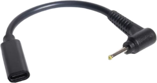 Καλώδιο Τροφοδοσίας Power Adapter Charger Cable Usb Type-c To 2.5mm*0.7mm Κωδ.1-dccrd040