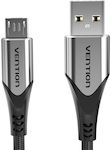 Vention Regular USB 2.0 to micro USB Cable Γκρι 3m (34919) 1τμχ