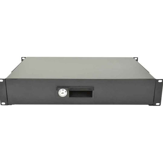 Adastra 19rd2u 2u Заключващо се чекмедже за шкаф 19" 3 безлихвени вноски