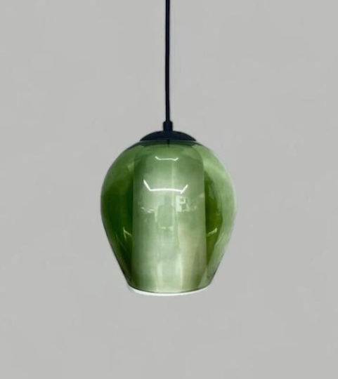 Ondaluce Bonnie Pendant Light Green with Socket E27 20cm