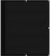 vidaXL Shade Divider Black With Hoop & with PU ...