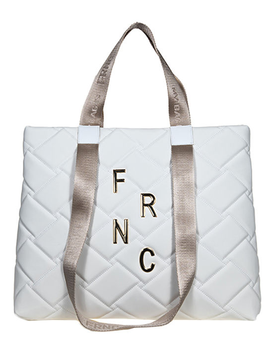 FRNC Damen Tasche Schulter Weiß