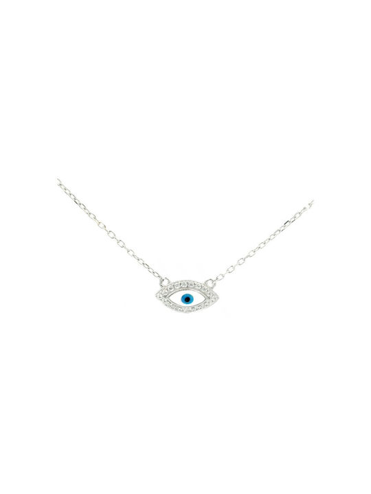 Nakos Jewellery & Watches Necklace Eye from Silver