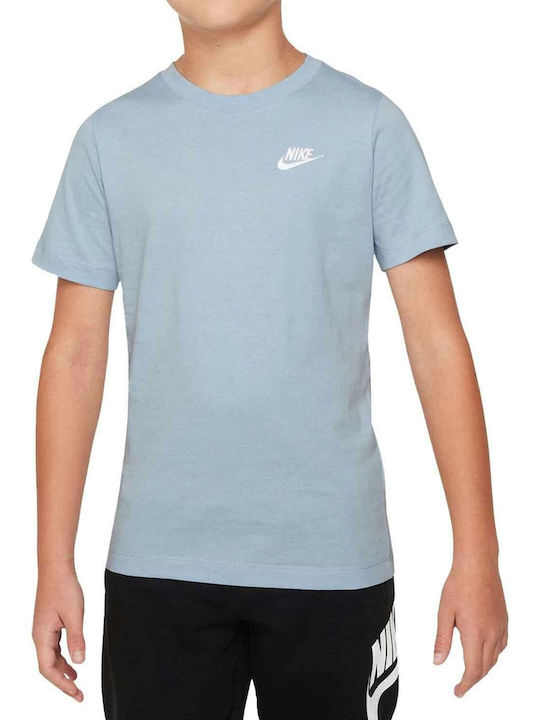 Nike Kinder T-Shirt Blau Sportswear Futura