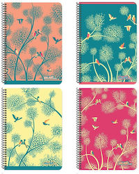 Must Spiral Notebooks Ruled B5 30 Sheets Dreams 8pcs