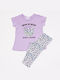 Trax Kids Set with Leggings Summer 2pcs Lilac