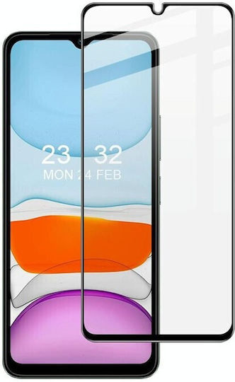 Vollflächig gehärtetes Glas Schwarz (Galaxy A25 5G)