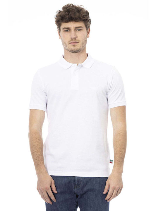 Baldinini Men's Short Sleeve Blouse Polo White