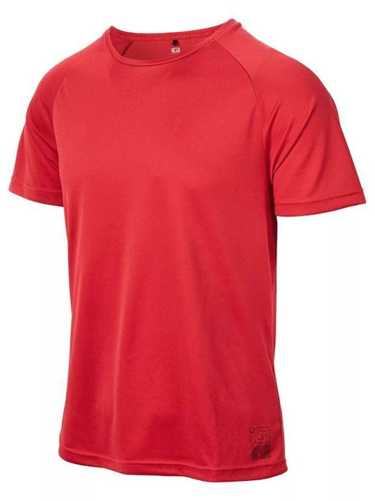 IQ Herren Sport T-Shirt Kurzarm Rot