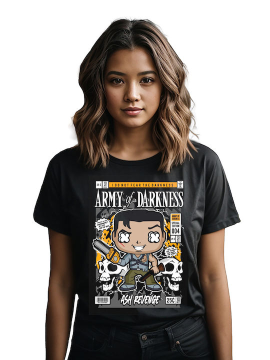 Pop Culture Army Of Darkness Ash T-shirt Black