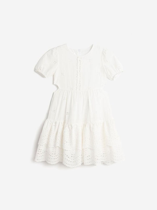 Funky Kids Dress ecru