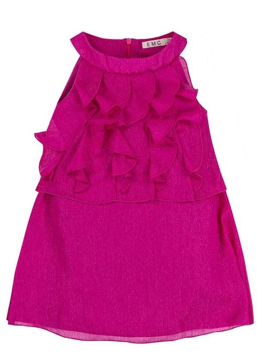 EMC Mädchen Kleid Fuchsie