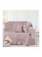 Guy Laroche Armchair Throw Goya 180x150cm Old Pink 1133030124045