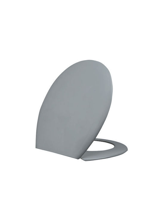 ForHome Καπάκι Λεκάνης Πλαστικό 42.8x36.3cm Γκρι