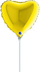 Μπαλόνι Καρδιά Κίτρινο Mini Shape 25εκ.