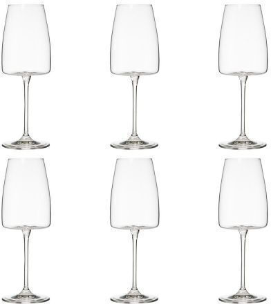 Secret de Gourmet Set of Glasses for White and Red Wine made of Crystal 420ml 6pcs