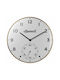 DKD Home Decor Ρολόι Τοίχου Λευκό Ø30cm