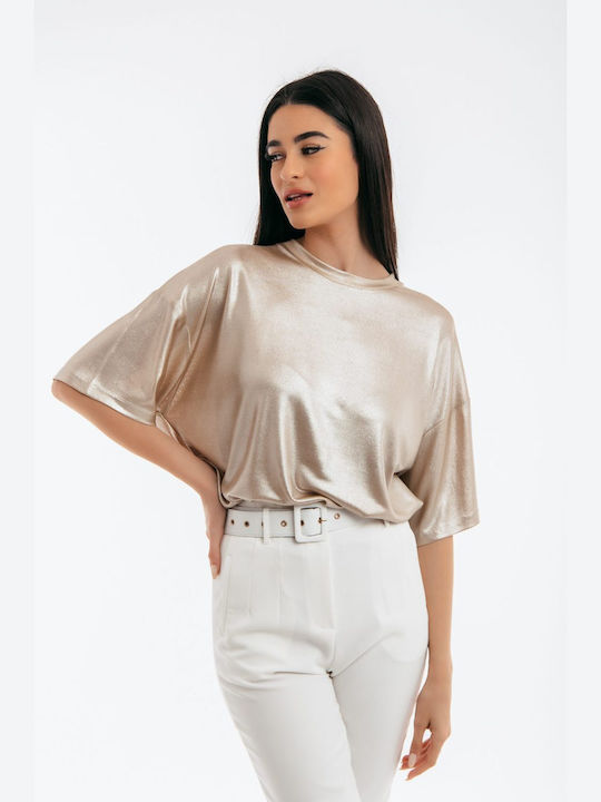 Freestyle Damen Bluse Gold