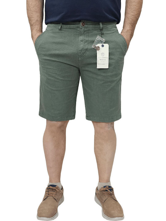 Freeman Clothing Ανδρική Βερμούδα Chino Olive