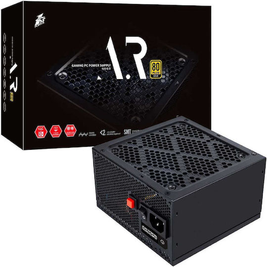 1STPLAYER 750W Schwarz Computer-Netzteil Voll verkabelt 80 Plus Gold (PS-750AR)