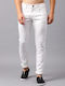 Seaham Men's Jeans Pants with Slim Fit White