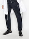 Pantaloni de trening cu Elastic Navy Blue