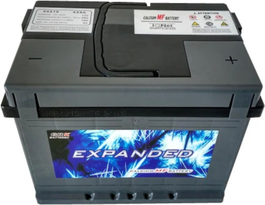 Expanded Μπαταρία Αυτοκινήτου με Χωρητικότητα 62Ah