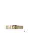Leder Damen Gürtel Gold