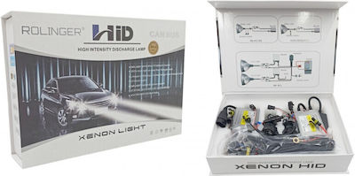 Xenon Set de Iluminare pentru Mașini H4 Can bus 35W 12V 6000K Alb rece