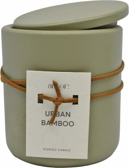 Duftkerze Urban Bamboo Zement Topf mit Deckel 8,8x8,8x10cm Ankor Duftkerze Urban Bamboo Zement Topf mit Deckel 8,8x8,8x10cm Ankor