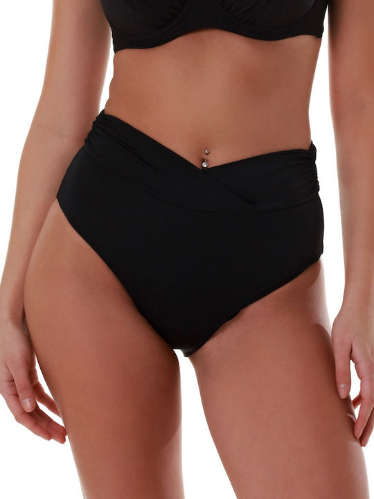 Bikini Slip Talie înaltă Black