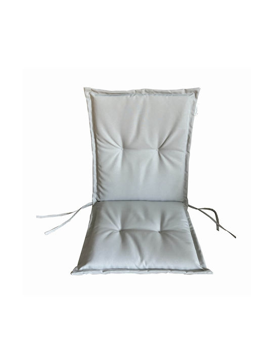 Ravenna Garden Chair Cushion with Back Gray 48x100cm.