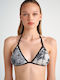 Padded Triangle Bikini Top White