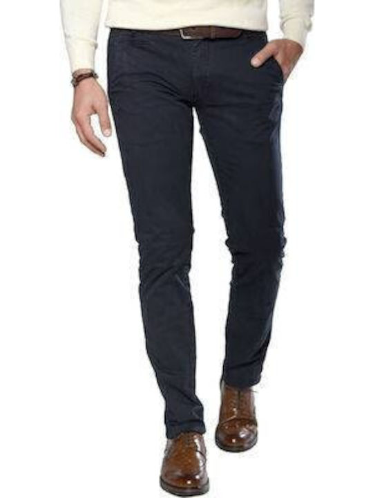 Camaro Trousers Chino in Slim Fit Navy