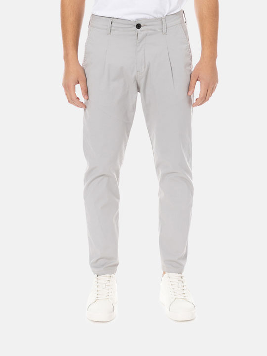 Cover Jeans Ανδρικό Παντελόνι Chino Silver-grey