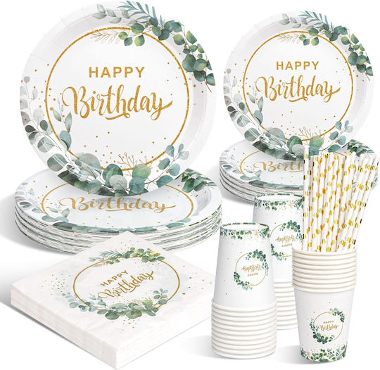8com Set Birthday Party 20 Guests 100pcs