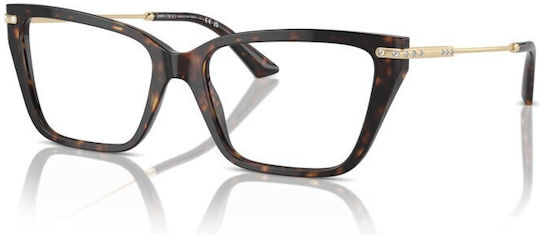 Jimmy Choo Damen Acetat Schmetterling Bräunlich JC3002B 5002