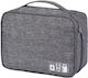 Geantă organizator de cabluri Zola Plastic 24.5x18.5x10 Cm Gri