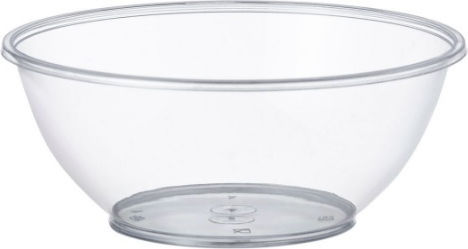 Einweg-Plastikgeschirr mit Fassungsvermögen von 1750ml Transparent 20Stück