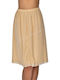 Ceylanoglu Μεσοφόρι Mini Skirt in Beige color