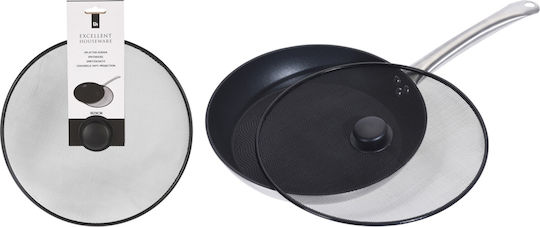 Excellent Houseware Σκέπασμα για Τηγάνι από Ανοξείδωτο Ατσάλι 8719987480324